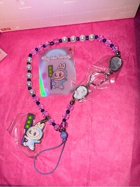 💜 POP MART Monsters BIE Phone Charm LUCK 💜